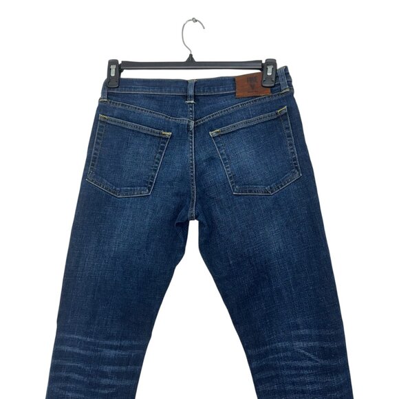 Frye Mens Mid-Rise Slim Fit Denim Jeans Size 30X31 Dark Wash - Picture 2 of 14